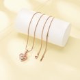 thumbnail image 6 of Crystal Heart in Heart Pendent for Ashes and Chain Cremation Jewelry for Ashes Perfume Memory Necklace for Men Women, 6 of 6