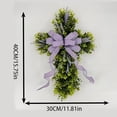 thumbnail image 4 of WEGFTDUOP Easter Decorations Easter Wreath Door Hanging Decorative Wreath Lavenders Front Door Churchs Cemetery Wreath, 4 of 5