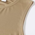thumbnail image 5 of Men's Quick Dry Workout Tank Tops Mesh Breathable Gym Sleeveless Muscle Shirts for Active Men Size 2XL Khaki, 5 of 9