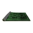 thumbnail image 2 of Ahgly Company Indoor Round Persian Emerald Green Traditional Area Rugs, 4' Round, 2 of 4