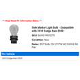 thumbnail image 2 of Side Marker Light Bulb - Compatible with 2010 Dodge Ram 2500, 2 of 2