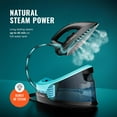 thumbnail image 5 of Pursteam SteamBurst+ 1750W Steam Iron, Ceramic Soleplate, Adjustable Steam, Burst of Steam, Self-Clean, Anti-Calc, Anti-Drip, Powerful & Long-Lasting Steam for All Fabrics, 5 of 10