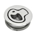 thumbnail image 1 of Deck Hatch Lock,2in Boat Door Hatch Cabinet Lock Flush Pull Slam Latch Finest Materials, 1 of 14