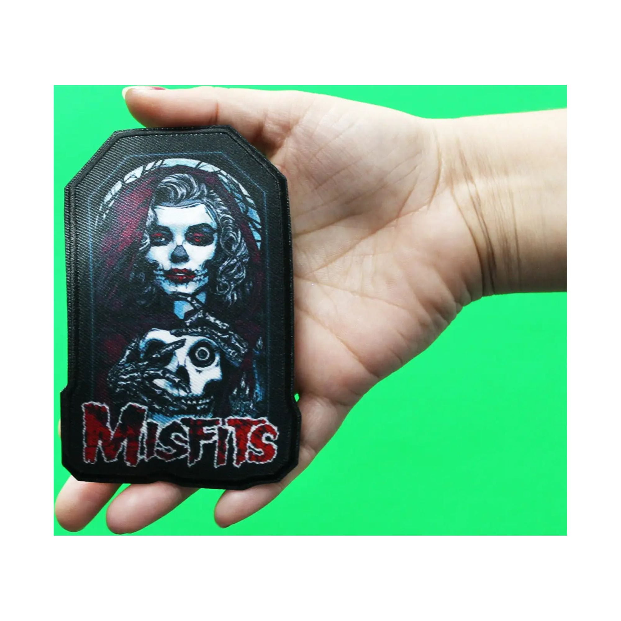 Misfits Patch Unmasked Woman Embroidered Iron On – Patch Collection