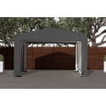 thumbnail image 2 of Sheltertube Wind And Snow-Load Rated Garage, 12X18X8 Grey, 2 of 12