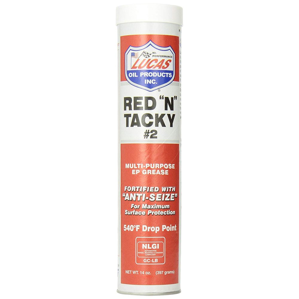 Lucas Oil 10005 Red 'N' Tacky Grease 14 oz.