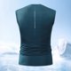 thumbnail image 4 of Camiseta de tirantes de cuello redondo para hombre, color liso, informal, holgada, deportiva, transpirable, de seda helada, corta, de poliéster., 4 of 5