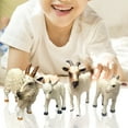 thumbnail image 2 of (Clearance) BNNG Cute Goat Figurines, Goat Animal Toy Set Sheep Toys Farm Animal Figurines Goat Decor for Kids Preschool Toy Goat Gifts, Party Favors, Prizes, Rewards, Giveaways for Kids, 2 of 5