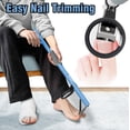 thumbnail image 4 of 16" Extra Long Toenail Clippers for Seniors - Wide 4mm Jaw, No Bending Needed, 4 of 7