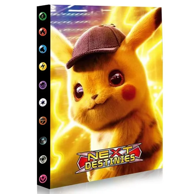 Trading Card Binder, 9-Pocket Album Book Holder, Fits for TCG Game 432 Cards(QQBD7)