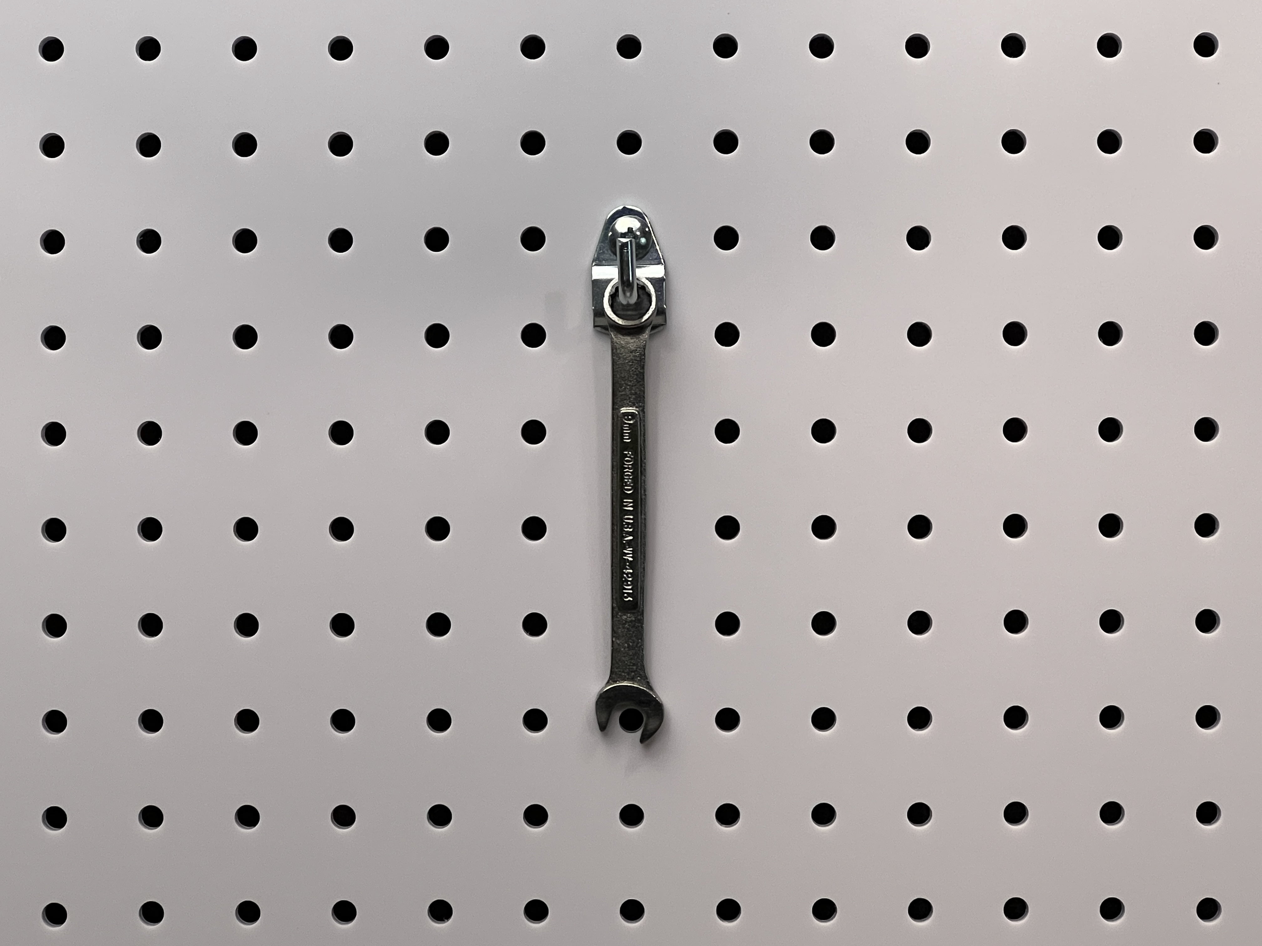 Triton Products 1-1/8 inch Single Rod Steel Pegboard Hook, 90-Degree Bend, 10pk