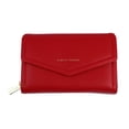 thumbnail image 2 of Cartera de Moda para Mujer, Tarjetero de Piel Sintética, Monedero Con Cremallera, Con Múltiples Ranuras para Tarjetas, Ranuras para Pilletes y Bolsillos Con Cremallera, Suave Y, 2 of 7