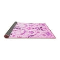 thumbnail image 2 of Ahgly Company Indoor Rectangle Abstract Pink Contemporary Area Rugs, 6' x 9', 2 of 4