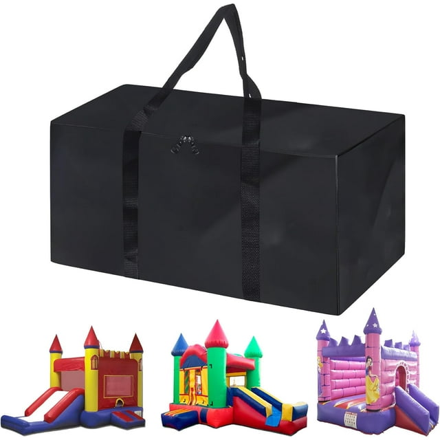 Sac de Rangement pour Maison Gonflable Rebondissante, Portable Très Grand avec Poignées Robustes pour Ranger et Transporter Château Rebondissant, Maison Sautante (40 Pouces L x 19.6 Pouces L 27.5 Pouces H) Oxford -