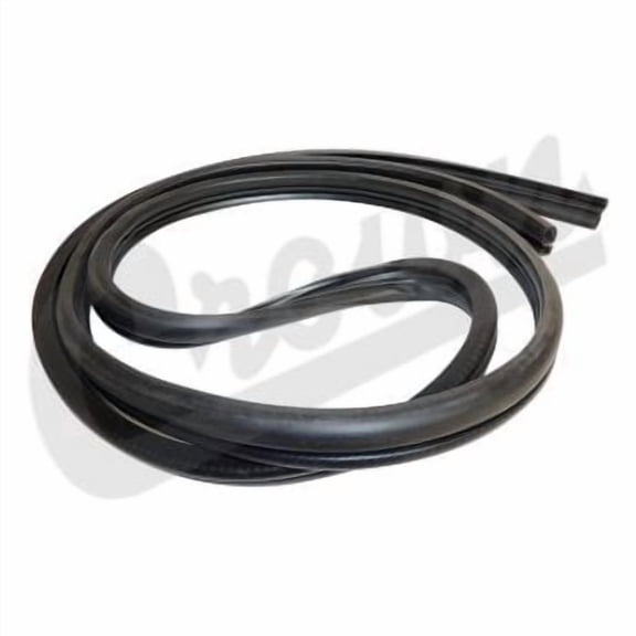 Crown Auto 55176148AC Front Right or Left Body Mounted Weatherstrip for 1997-01 Cherokee 4 Door - Black