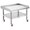 36x28in, variant on Heavy Duty Stainless Steel Grill Stand Table Adjustable Legs Edge Baffle 36x28x24in 1000lb Top Shelf Commercial Kitchen