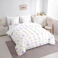 thumbnail image 2 of Erosebridal Colorful Princess Castle 7-Piece Twin Bedding Sets,Multicolor Kawaii Carriage Bedding Comforter Set For Girly,Reversible, 2 of 7