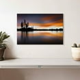 thumbnail image 2 of Elephant Stock Smooth Waters Lake Tahoe Wall Art - Horizontal Canvas Wall Art - Living Room Wall Decor - Nature Canvas - Black And Purple Decor - 12" x 8", 2 of 4