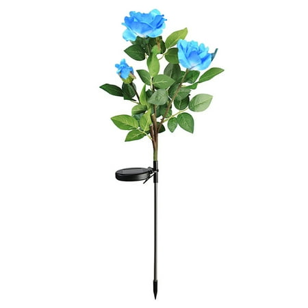 

Worallymy Solar Powered Rose Lamp Garden Courtyard Patio Glowing Flower