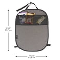 thumbnail image 2 of Protector de Asiento de Coche con Bolsillo de Almacenamiento (Negro), 2 of 3