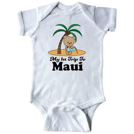 

Inktastic 1st Trip to Maui Hawaii Gift Baby Boy or Baby Girl Bodysuit