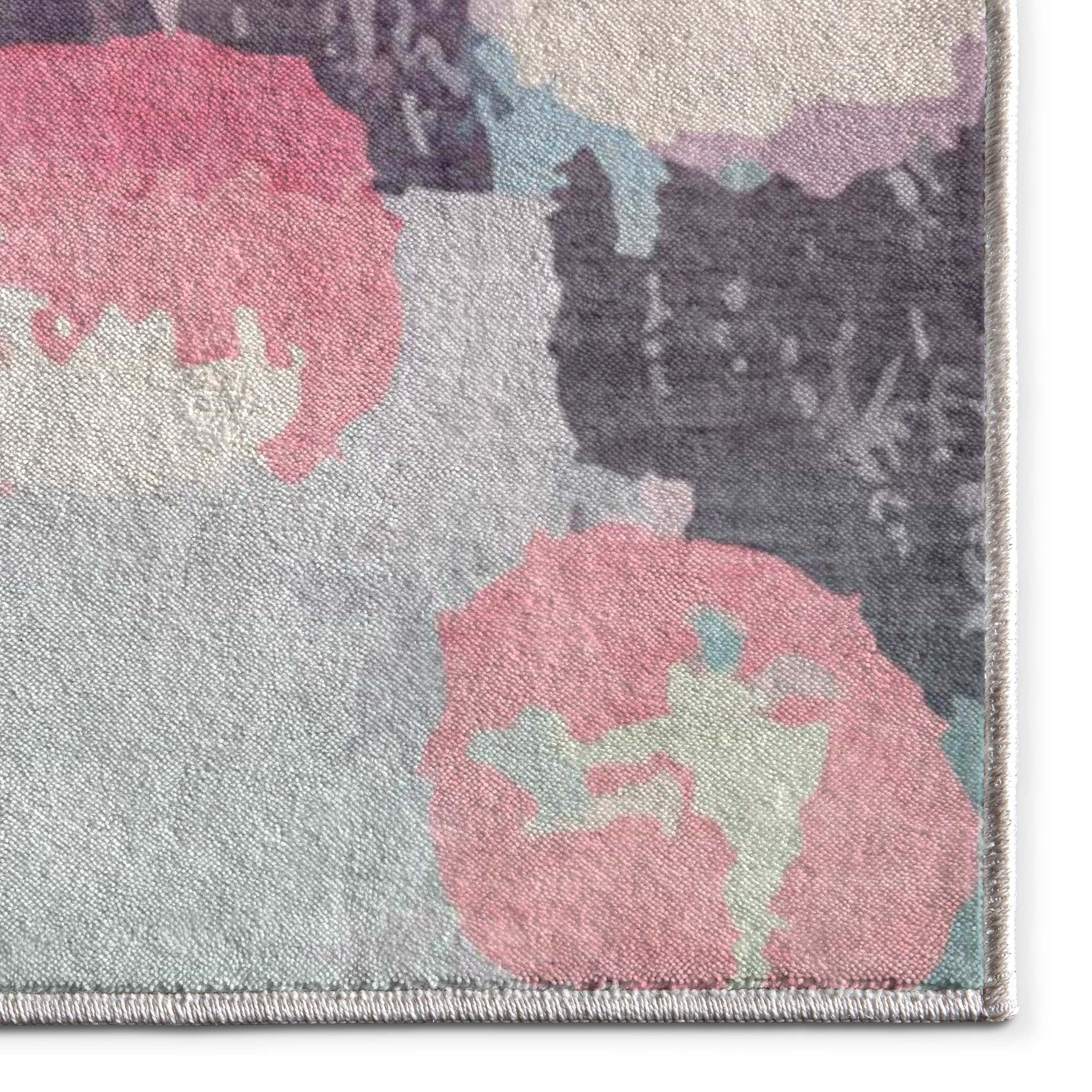 Well Woven Galets Aquarelle 3'3" x 5' Rug – Vibrant Multicolor, Stain-Resistant & Easy to Clean