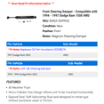 thumbnail image 2 of Front Steering Damper - Compatible with 1994 - 1997 Dodge Ram 1500 4WD 1995 1996, 2 of 2
