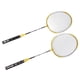 thumbnail image 5 of Raqueta De Bádminton, Reduce La Resistencia Al Aire Juego De Raquetas De Bádminton aleación De Hierro Para Entrenamiento Elemental, 5 of 7