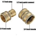 thumbnail image 4 of Pressure Washer Adapter Set, Quick Disconnect Kit, M22 Swivel to 3/8 Inch Quick Connect, 3/4 Inch to Quick Release, 8-Pack, 4 of 5