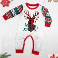 thumbnail image 3 of Onlypjs Matching Family Christmas Pajamas Set – Festive Plaid Reindeer "Merry Xmas" Holiday Sleepwear for Women, Men, Couples, 3 of 6