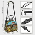 thumbnail image 3 of Goofa Different Construction Site Vehicles Pattern Lunch Bag ,Insulated Lunch Box, Small Leakproof Cooler Food Lunch Containers Reusable High Capacity Lunch Tote Bags, 3 of 8