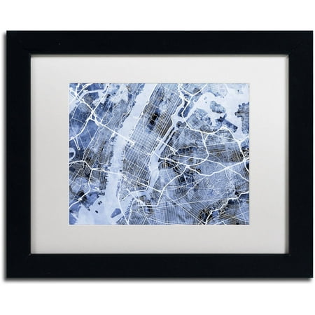 Map New York City Trademark Fine Art
