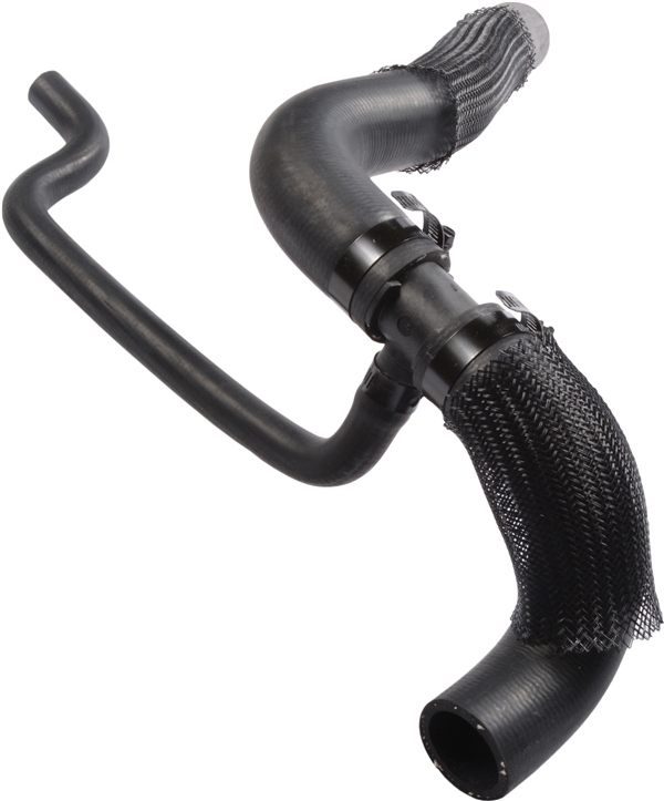 Designed to transfer glycol-based coolant throughout the vehicle's cooling system. The EPDM tube and cover and the synthetic reinforcement meets or exceeds SAE 20R4EC Class D1 specifications. Exact O