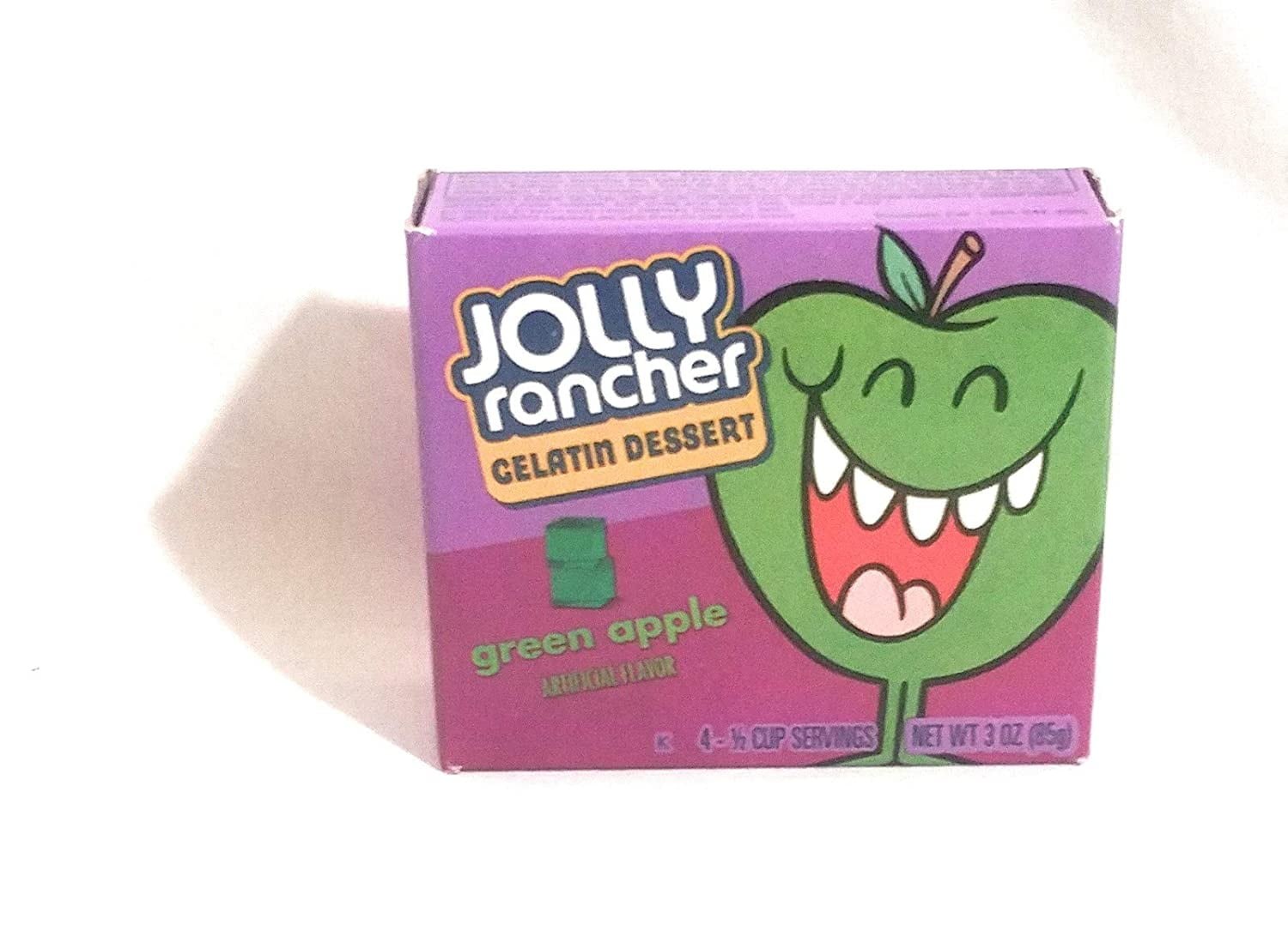 Jolly Rancher Gelatin Green Apple Flavor 2.79 oz Box