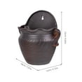 thumbnail image 2 of OUNONA Vintage Hanging Wall Planter Ceramic Flowerpot Wall Plant Pot Decorative Plants Pot Wall Hanging Planter Small Flower Wall Pot Decor, 2 of 8