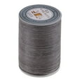 thumbnail image 3 of 2 Rolls 150D Flat Polyester Waxed Thread for Leather Craft DIY White Gray Zulema Hilo de coser, 3 of 8