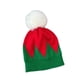 thumbnail image 5 of Gorro de Navidad, gorro de punto ligero para espectáculos en el escenario, esquí, equitación, festivales de primavera Niño Rojo Verde, 5 of 8