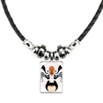 thumbnail image 1 of mascara de la opera de pekín la huérfana de chao collar a mano colgante de cuerda de cuero Unbranded M, 1 of 3