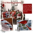 thumbnail image 3 of Table Runner Christmas Dining Tablecloth Decoration Xmas Tablecloth Decoration Christmas Dining Holiday Party Art Ornament Outdoor Patio Supplies, Type 3, 3 of 7