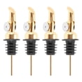 thumbnail image 2 of Weighted Stainless Steel Pourers, Auto Flip Olive Oil Dispenser Spout, Balsamic Vinegar Pour Spouts, 2 of 5