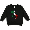 thumbnail image 2 of Inktastic Italian Map Flag Toddler Sweatshirt, 2 of 4