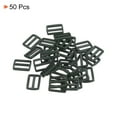 thumbnail image 3 of Unique Bargains 5/8 Pouces Boucle à Glissière Sangle de Sangle de Fixation, Vert de Mer, 50 Pack, 3 of 5