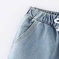 thumbnail image 5 of MXIEZI Baby Boy's Denim Shorts Kids Jeans Shorts 1-8 Years Old Toddler Summer Elastic Waist Casual Five Pants, 5 of 9