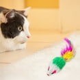 thumbnail image 4 of Interactive Cat Toy with Feather Tail Mice for Indoor, 4 of 4