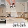 thumbnail image 1 of Unique Bargains 5pcs Stainless Steel Easy Lifting Pot Lid Knob Handle Knobs Cookware Bakeware Assessories Cover Replacement, 1 of 7