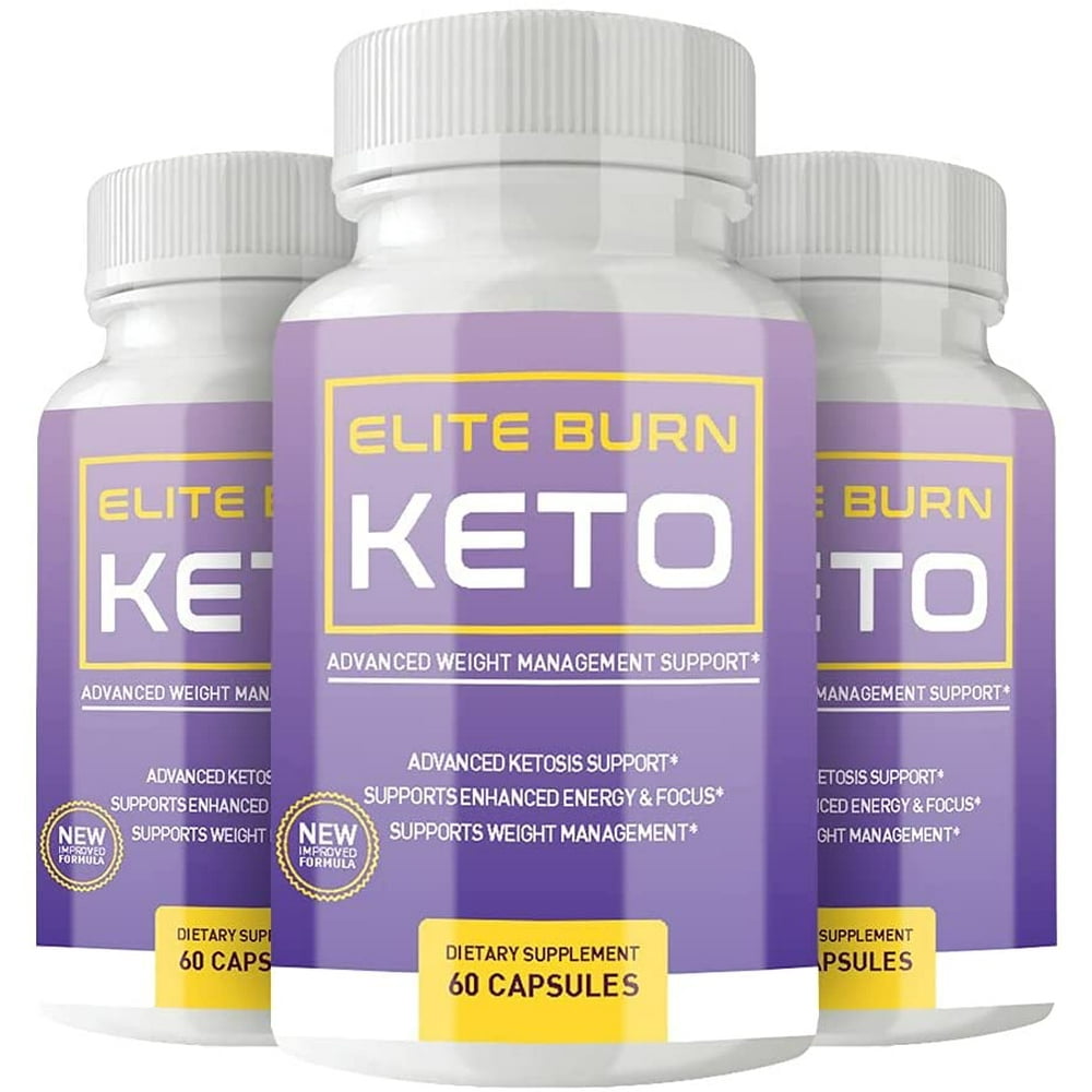 (3 Pack) Elite Burn Keto - Elite Burn Keto with BHB - Elite Burn Keto