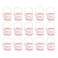 thumbnail image 1 of Miangastore 15pcs Rattan Woven Mini Baskets Mini Portable Flower Baskets Candy Baskets, 1 of 8