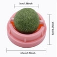 thumbnail image 3 of Clearance! Interactive Cat Chew Ball Toy with Natural Catnip, Rolling Wobble Pet Teething Toy, Teeth Cleaning Plaything for Indoor Cats, Boredom Relief Cat Enrichment Toy, 3 of 4