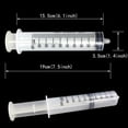 thumbnail image 2 of 2 jeringas de plástico de 100 ml con manguera de 1 m, jeringa de almacenamiento de jeringa de aceite de plástico reutilizable para drenar tarros de líquido de frenos [uso no médico]. esquí esquí Gafas de esquí, 2 of 5