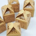 thumbnail image 4 of BalsaCircle 25 Gold 2" Party Favor Gift Boxes Laser Cut Lace Design Butterfly Decorations, 4 of 8